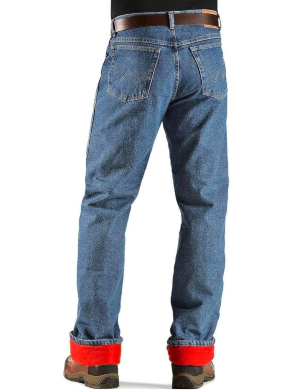 Wrangler Rugged Wear Thinsulate Insulated Jeans Mens 40x32 Blue Relaxed Fit NWT - Picture 1 of 13